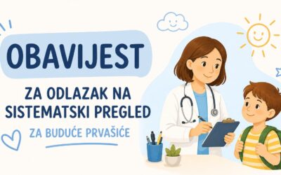 Upitnik za sistematski pregled – obavijest roditeljima
