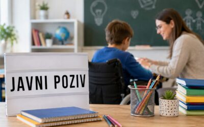 Javni poziv za zainteresirane osobe za obavljanje poslova pomoćnika u nastavi ili stručnog komunikacijskog posrednika za učenike s teškoćama u osnovnim i srednjim školama – partnerima u projektu u školskoj godini 2026./2027.
